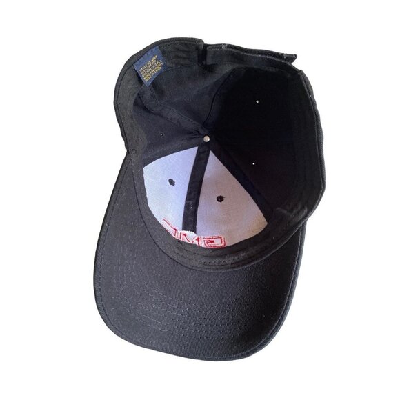 Black GMC Embroidered Logo Adjustable Hat Cap - Picture 4 of 5